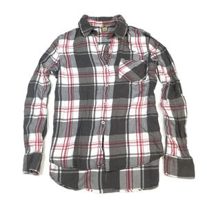 WS178 Woolrich Preppy Plaid Flannel Lumberjack Shirt S